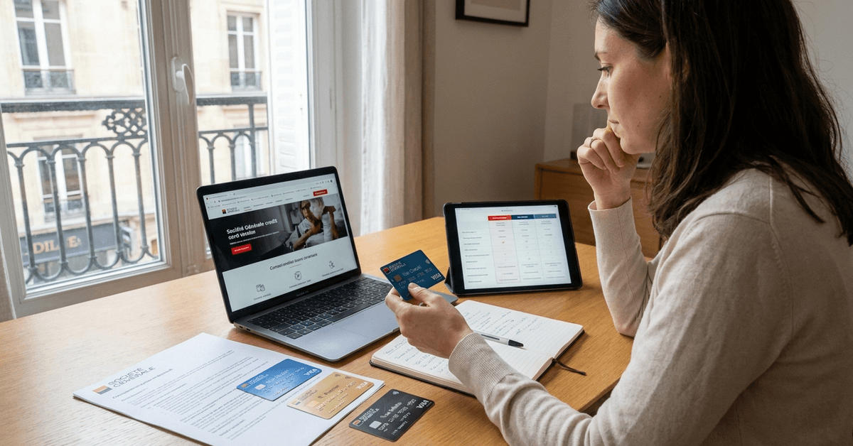 Carte de crédit Société Générale : comparez les options disponibles